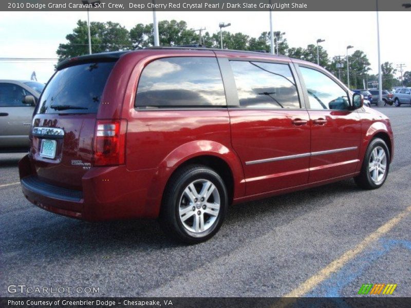 Deep Cherry Red Crystal Pearl / Dark Slate Gray/Light Shale 2010 Dodge Grand Caravan SXT Crew