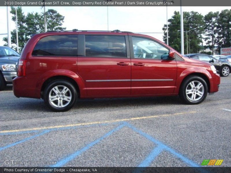Deep Cherry Red Crystal Pearl / Dark Slate Gray/Light Shale 2010 Dodge Grand Caravan SXT Crew