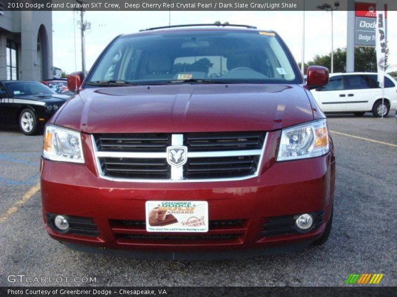 Deep Cherry Red Crystal Pearl / Dark Slate Gray/Light Shale 2010 Dodge Grand Caravan SXT Crew