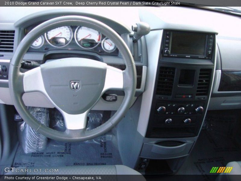 Deep Cherry Red Crystal Pearl / Dark Slate Gray/Light Shale 2010 Dodge Grand Caravan SXT Crew