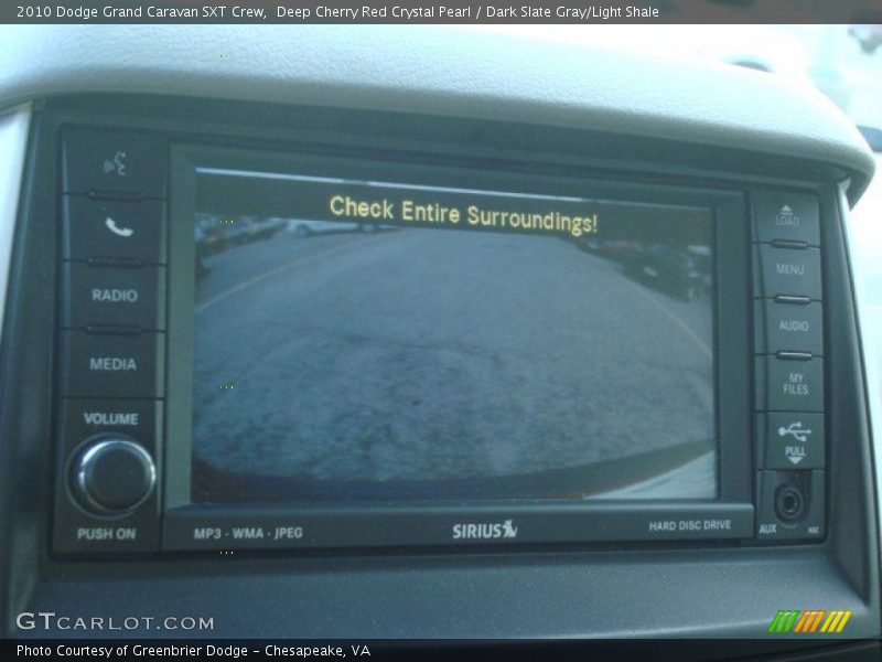 Deep Cherry Red Crystal Pearl / Dark Slate Gray/Light Shale 2010 Dodge Grand Caravan SXT Crew