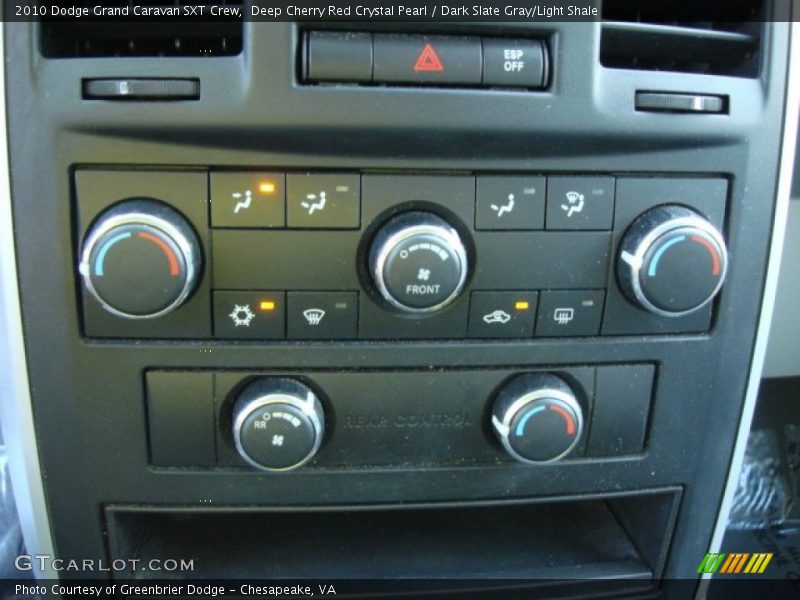 Deep Cherry Red Crystal Pearl / Dark Slate Gray/Light Shale 2010 Dodge Grand Caravan SXT Crew