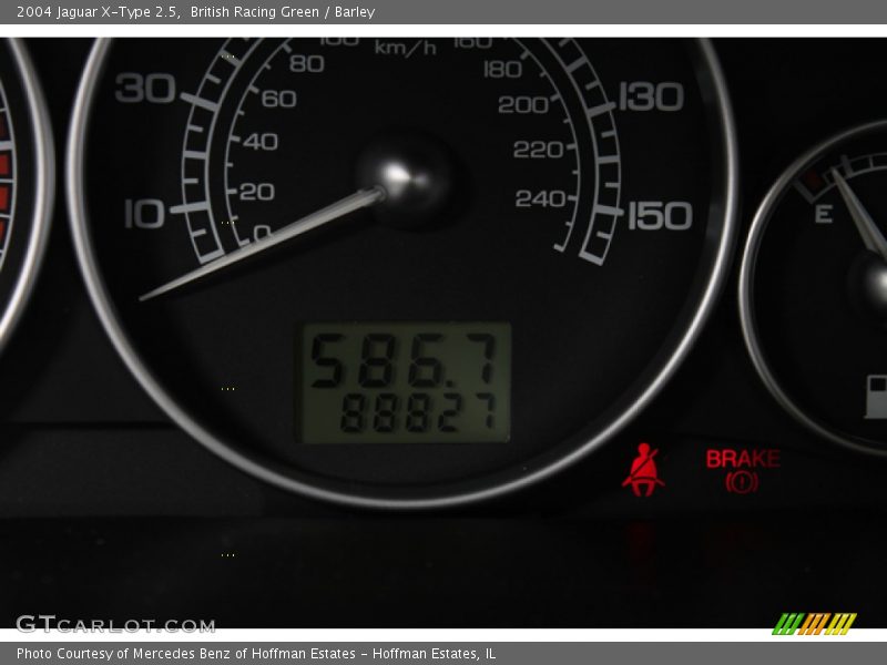 British Racing Green / Barley 2004 Jaguar X-Type 2.5