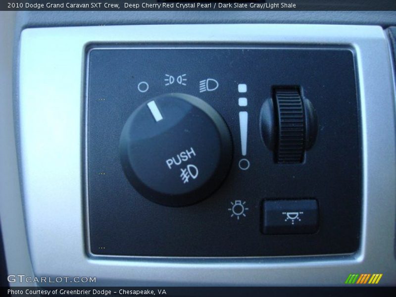 Deep Cherry Red Crystal Pearl / Dark Slate Gray/Light Shale 2010 Dodge Grand Caravan SXT Crew