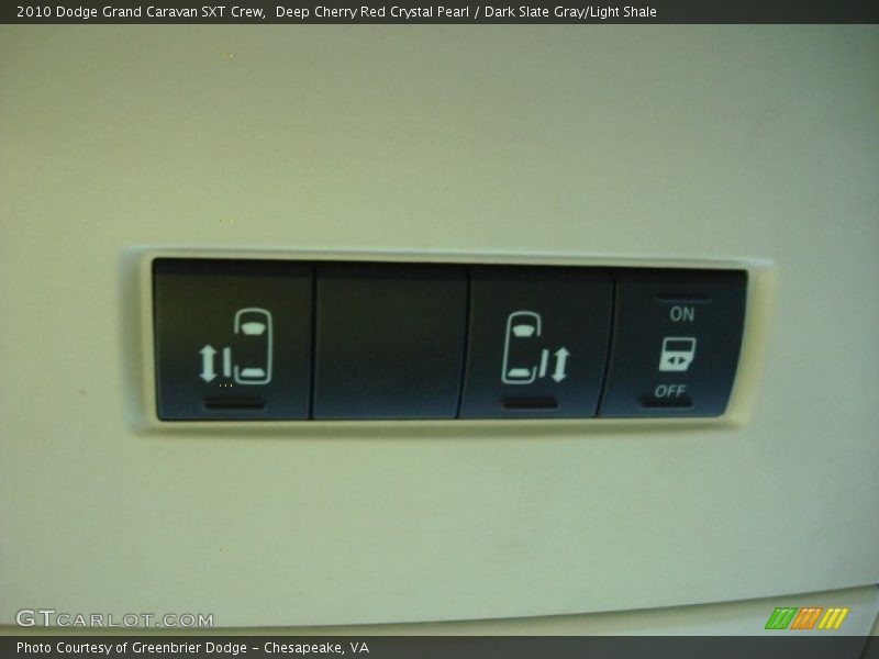 Deep Cherry Red Crystal Pearl / Dark Slate Gray/Light Shale 2010 Dodge Grand Caravan SXT Crew