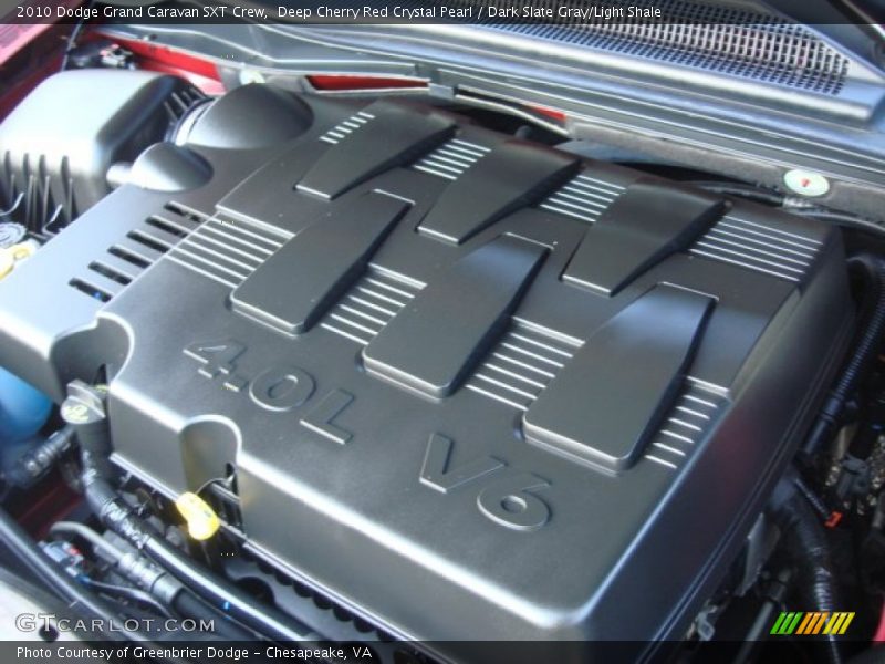 Deep Cherry Red Crystal Pearl / Dark Slate Gray/Light Shale 2010 Dodge Grand Caravan SXT Crew