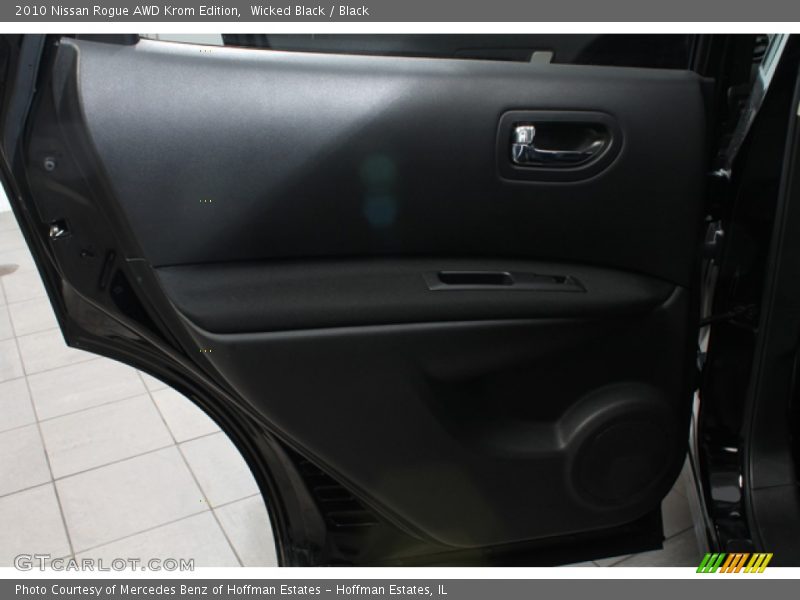 Wicked Black / Black 2010 Nissan Rogue AWD Krom Edition