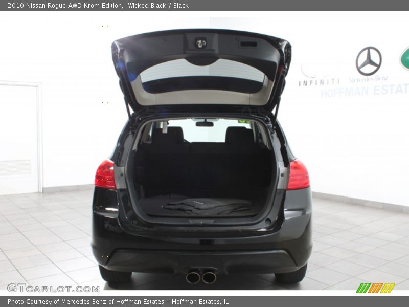 Wicked Black / Black 2010 Nissan Rogue AWD Krom Edition