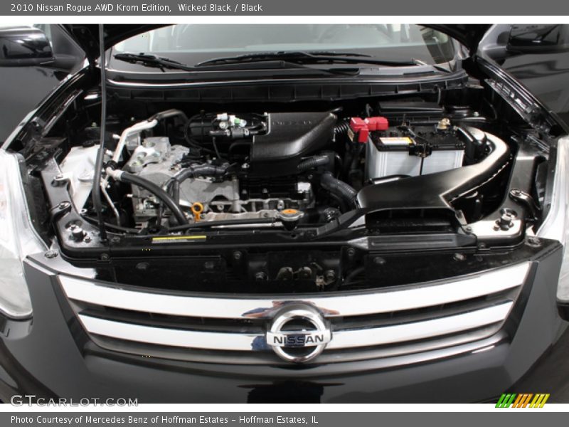 Wicked Black / Black 2010 Nissan Rogue AWD Krom Edition