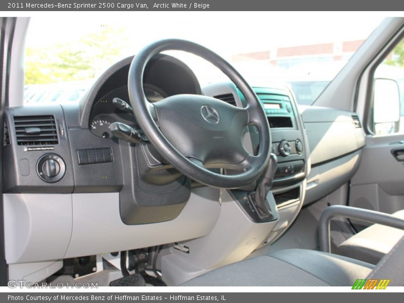 Arctic White / Beige 2011 Mercedes-Benz Sprinter 2500 Cargo Van