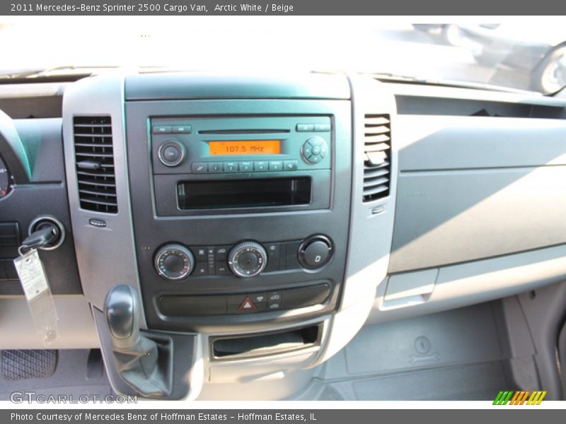 Arctic White / Beige 2011 Mercedes-Benz Sprinter 2500 Cargo Van