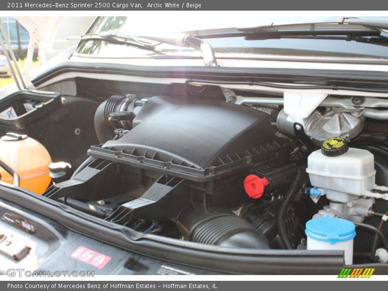 Arctic White / Beige 2011 Mercedes-Benz Sprinter 2500 Cargo Van