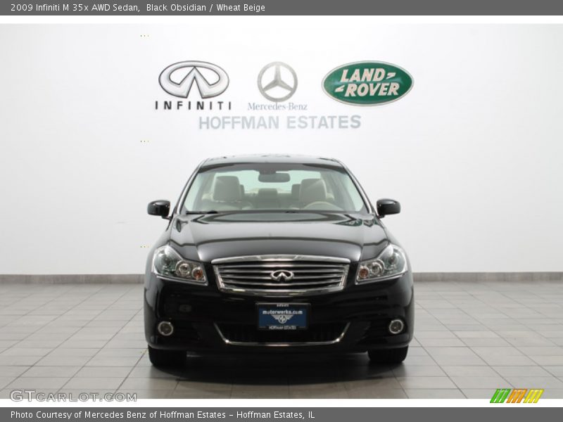 Black Obsidian / Wheat Beige 2009 Infiniti M 35x AWD Sedan