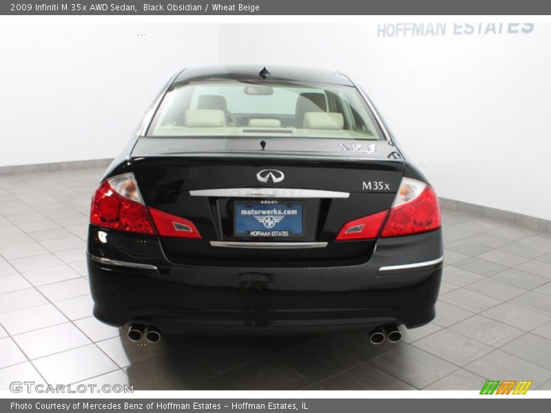 Black Obsidian / Wheat Beige 2009 Infiniti M 35x AWD Sedan