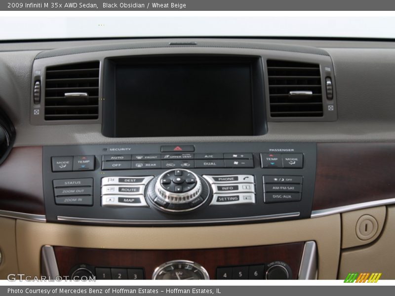Black Obsidian / Wheat Beige 2009 Infiniti M 35x AWD Sedan