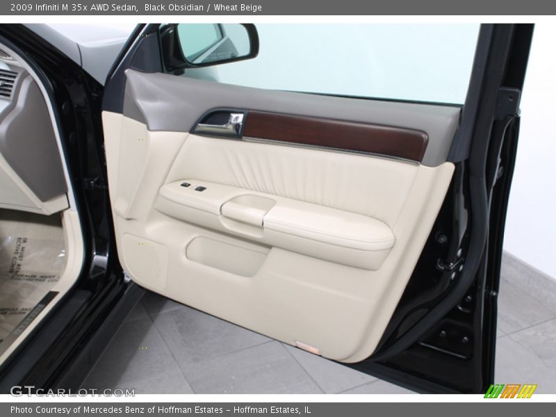 Black Obsidian / Wheat Beige 2009 Infiniti M 35x AWD Sedan