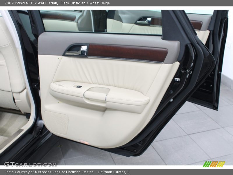 Black Obsidian / Wheat Beige 2009 Infiniti M 35x AWD Sedan