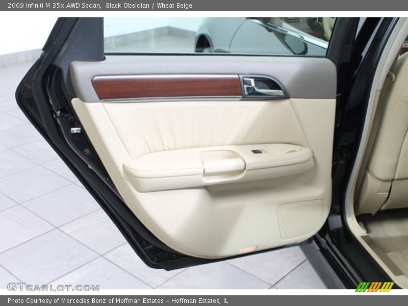 Black Obsidian / Wheat Beige 2009 Infiniti M 35x AWD Sedan
