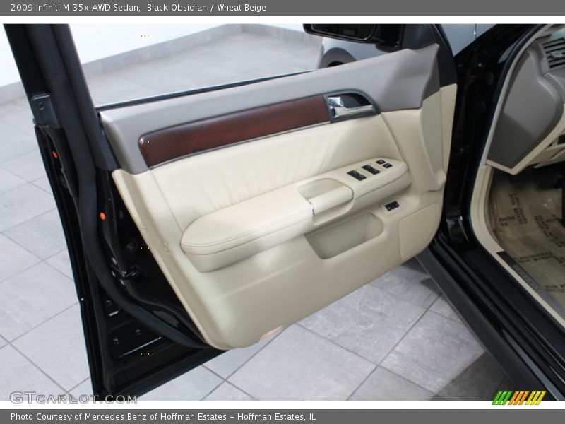Black Obsidian / Wheat Beige 2009 Infiniti M 35x AWD Sedan