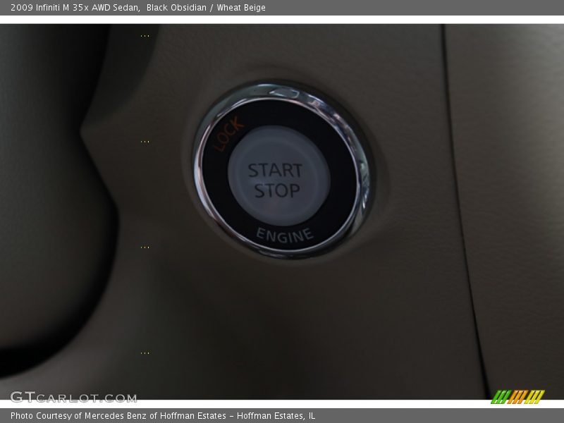 Black Obsidian / Wheat Beige 2009 Infiniti M 35x AWD Sedan
