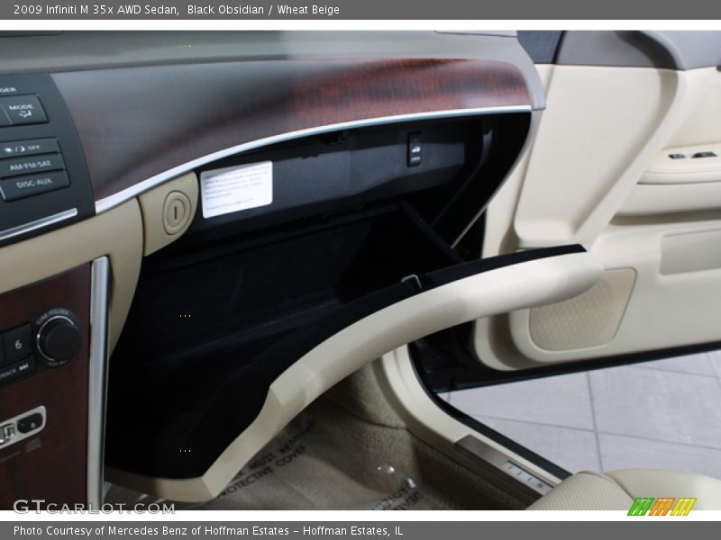 Black Obsidian / Wheat Beige 2009 Infiniti M 35x AWD Sedan