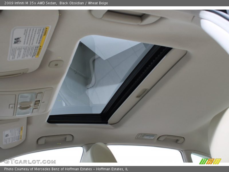Black Obsidian / Wheat Beige 2009 Infiniti M 35x AWD Sedan