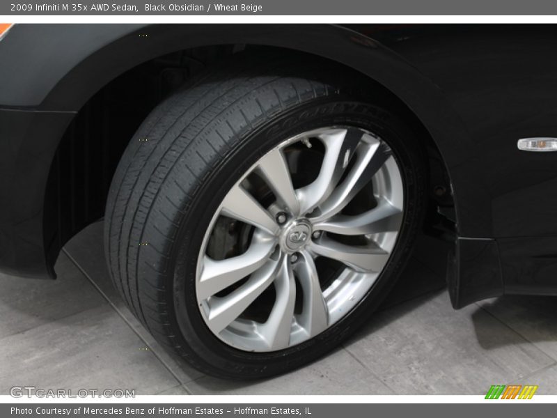 Black Obsidian / Wheat Beige 2009 Infiniti M 35x AWD Sedan