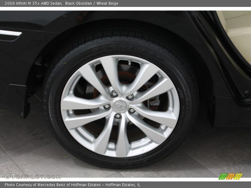 Black Obsidian / Wheat Beige 2009 Infiniti M 35x AWD Sedan