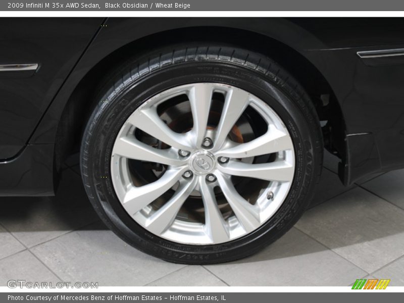 Black Obsidian / Wheat Beige 2009 Infiniti M 35x AWD Sedan