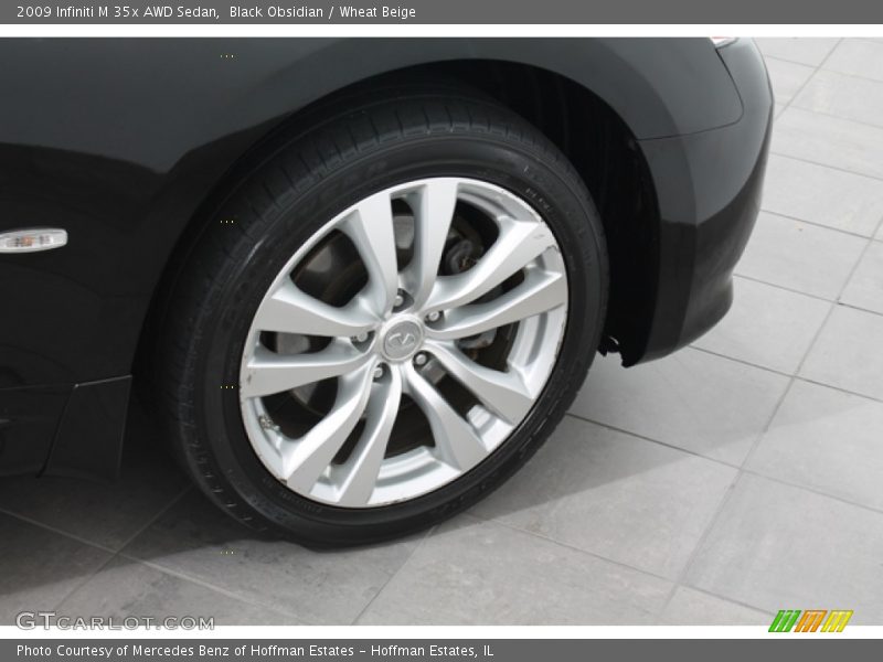 Black Obsidian / Wheat Beige 2009 Infiniti M 35x AWD Sedan