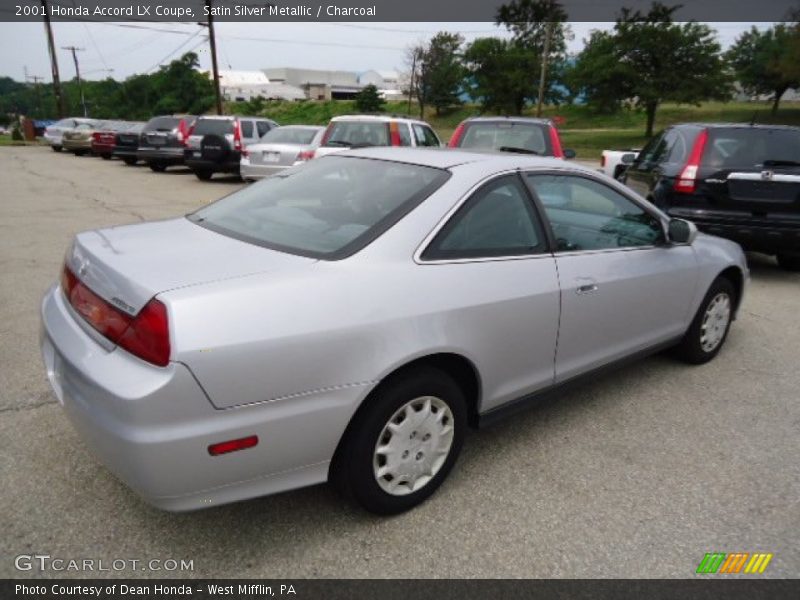 Satin Silver Metallic / Charcoal 2001 Honda Accord LX Coupe