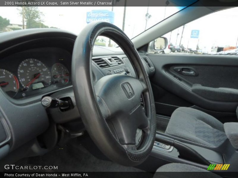 Satin Silver Metallic / Charcoal 2001 Honda Accord LX Coupe