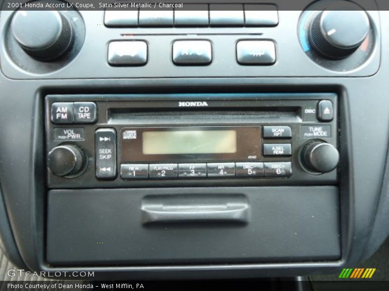 Satin Silver Metallic / Charcoal 2001 Honda Accord LX Coupe