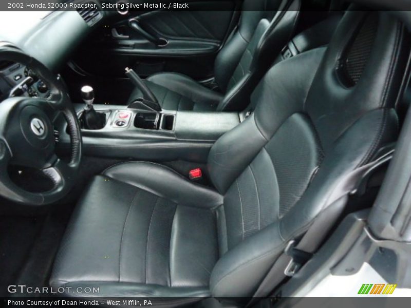 Sebring Silver Metallic / Black 2002 Honda S2000 Roadster