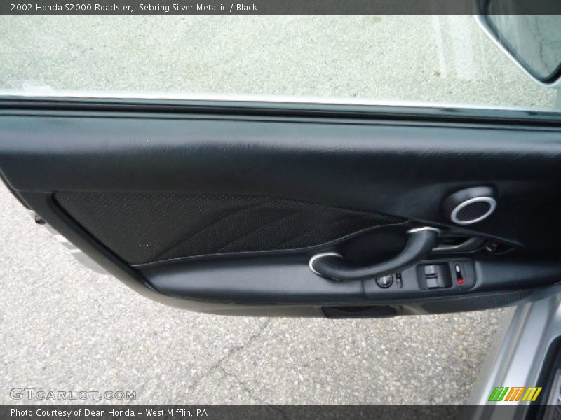 Sebring Silver Metallic / Black 2002 Honda S2000 Roadster