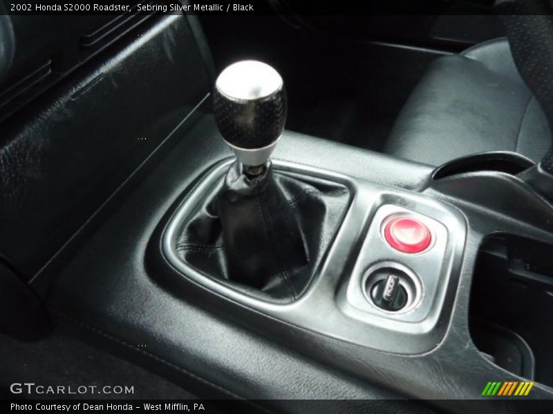 Sebring Silver Metallic / Black 2002 Honda S2000 Roadster