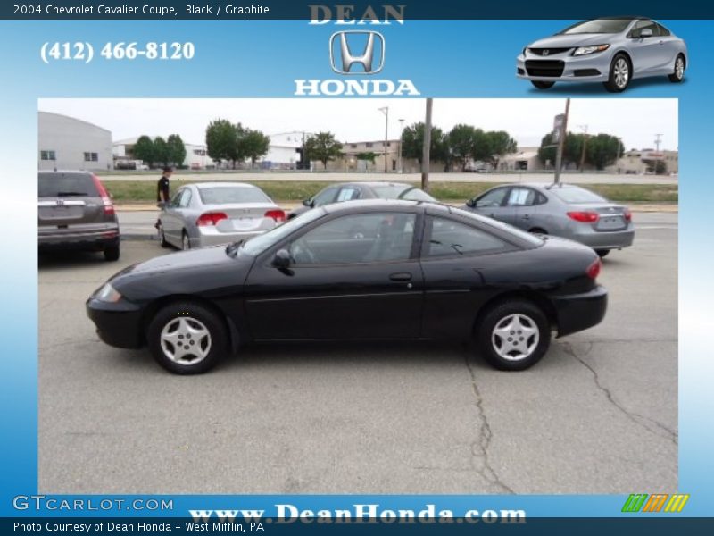 Black / Graphite 2004 Chevrolet Cavalier Coupe