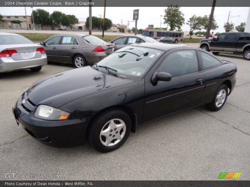 Black / Graphite 2004 Chevrolet Cavalier Coupe