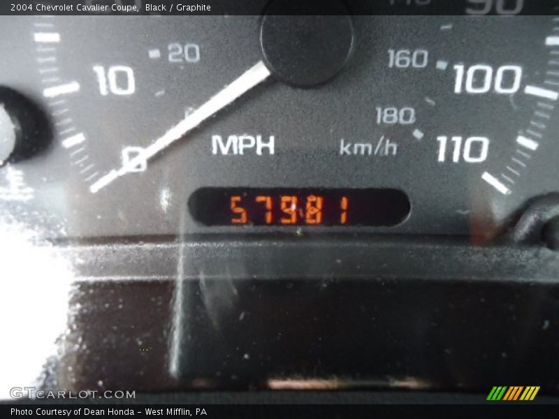 Black / Graphite 2004 Chevrolet Cavalier Coupe