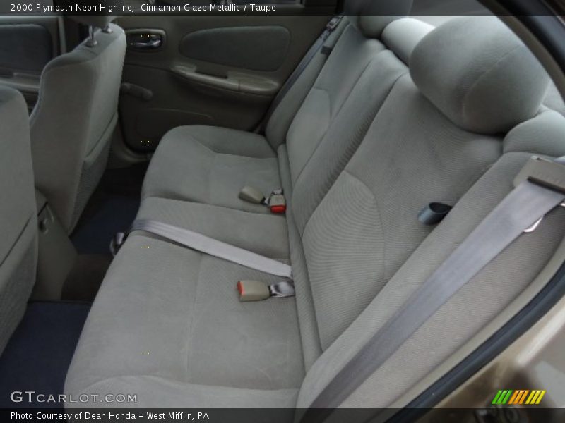 Rear Seat of 2000 Neon Highline