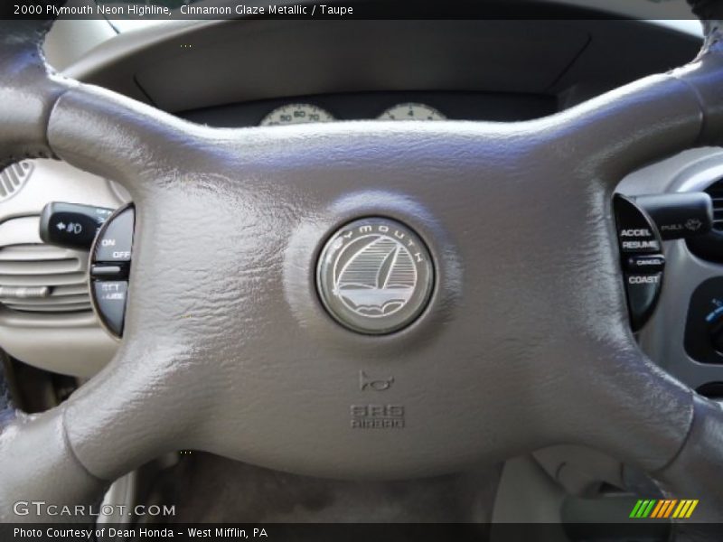 Cinnamon Glaze Metallic / Taupe 2000 Plymouth Neon Highline