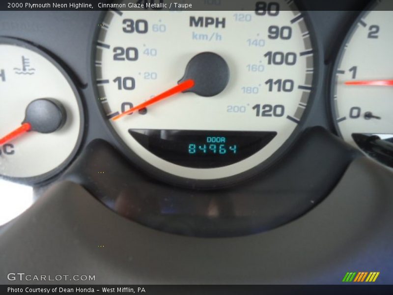 Cinnamon Glaze Metallic / Taupe 2000 Plymouth Neon Highline