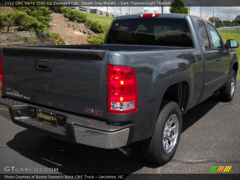 Stealth Gray Metallic / Dark Titanium/Light Titanium 2012 GMC Sierra 1500 SLE Extended Cab