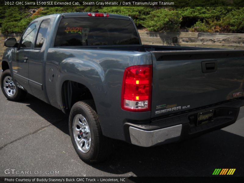 Stealth Gray Metallic / Dark Titanium/Light Titanium 2012 GMC Sierra 1500 SLE Extended Cab