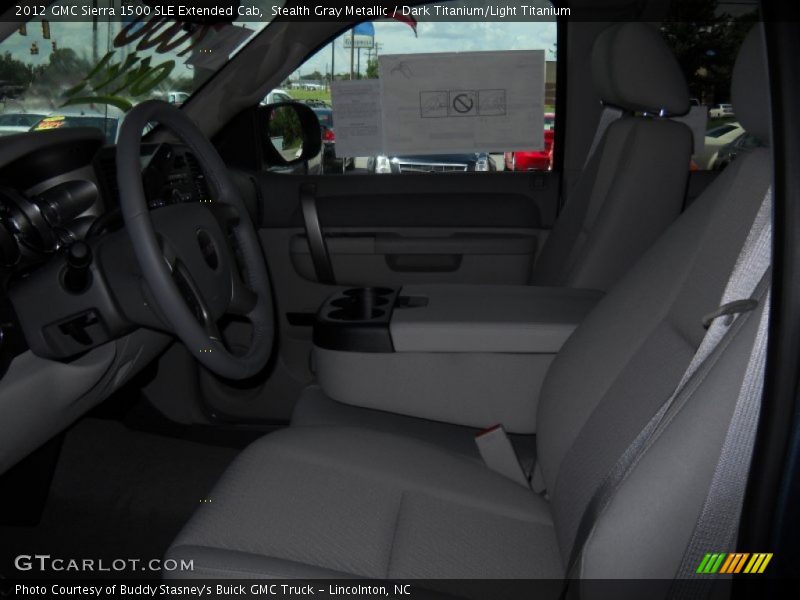 Stealth Gray Metallic / Dark Titanium/Light Titanium 2012 GMC Sierra 1500 SLE Extended Cab