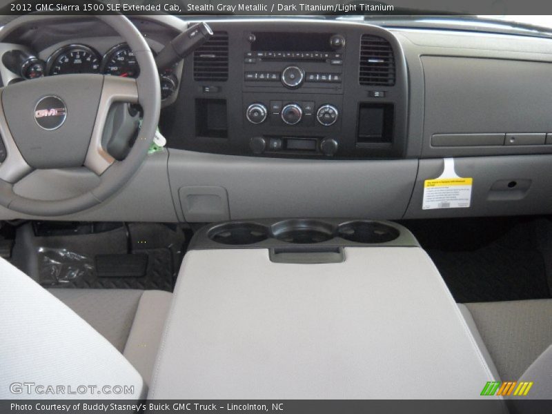 Stealth Gray Metallic / Dark Titanium/Light Titanium 2012 GMC Sierra 1500 SLE Extended Cab