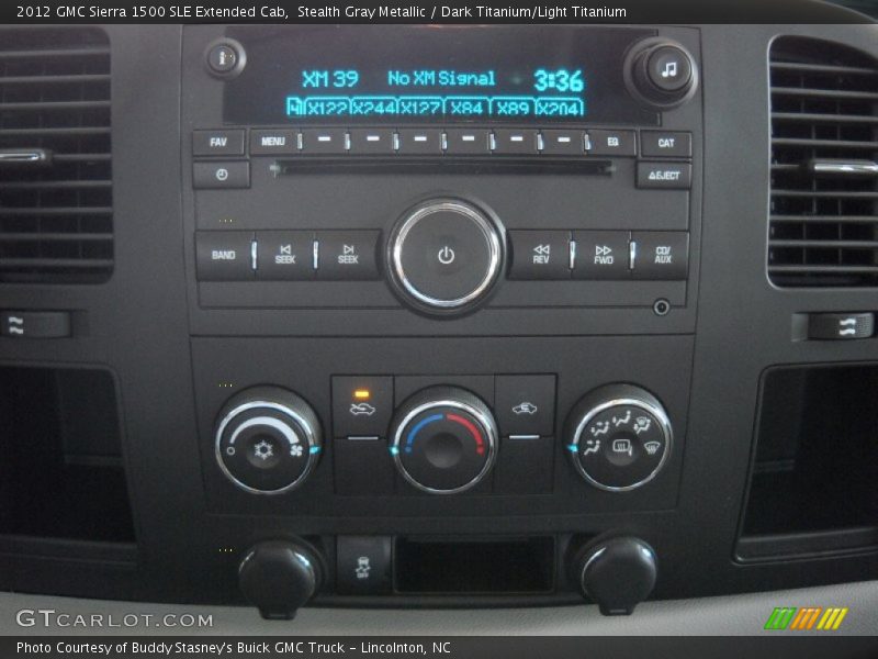 Stealth Gray Metallic / Dark Titanium/Light Titanium 2012 GMC Sierra 1500 SLE Extended Cab