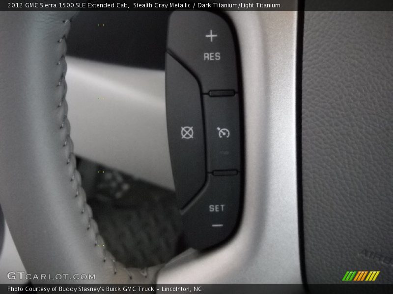 Stealth Gray Metallic / Dark Titanium/Light Titanium 2012 GMC Sierra 1500 SLE Extended Cab