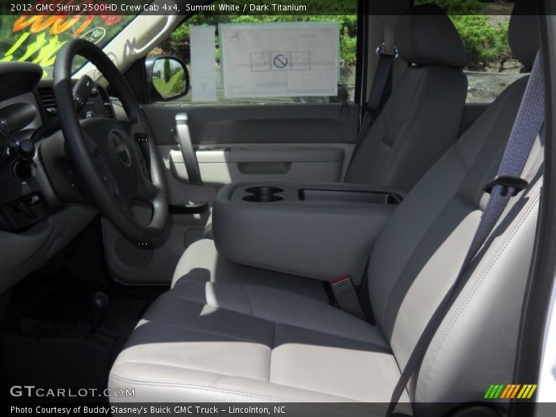 Summit White / Dark Titanium 2012 GMC Sierra 2500HD Crew Cab 4x4