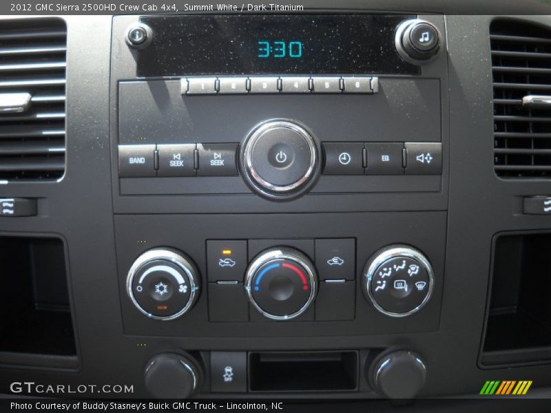 Summit White / Dark Titanium 2012 GMC Sierra 2500HD Crew Cab 4x4